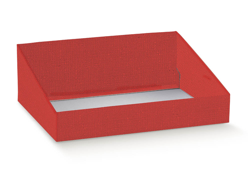 Red Linen Tray