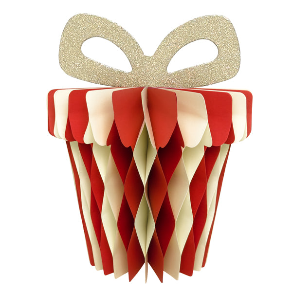 Decorazioni Pacco Regalo Fiocco Glitter