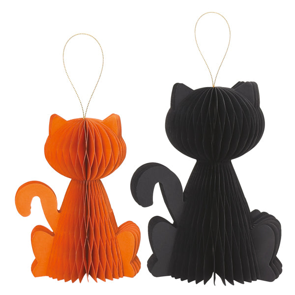 Decorazioni Gatto Nero Arancio