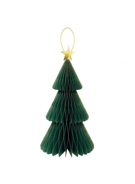 Albero Medium In Carta Con Profilo Oro