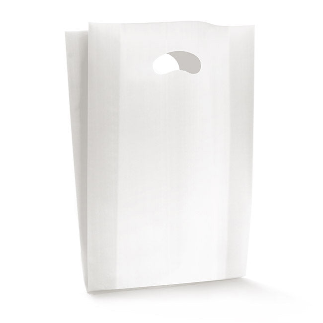 Shopper Plastica Bianco