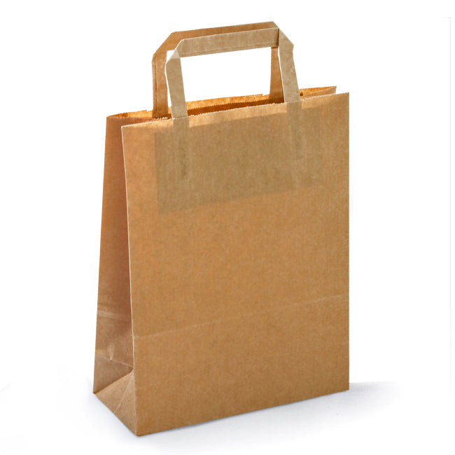 Shopper Carta Piatta Avana Riciclato