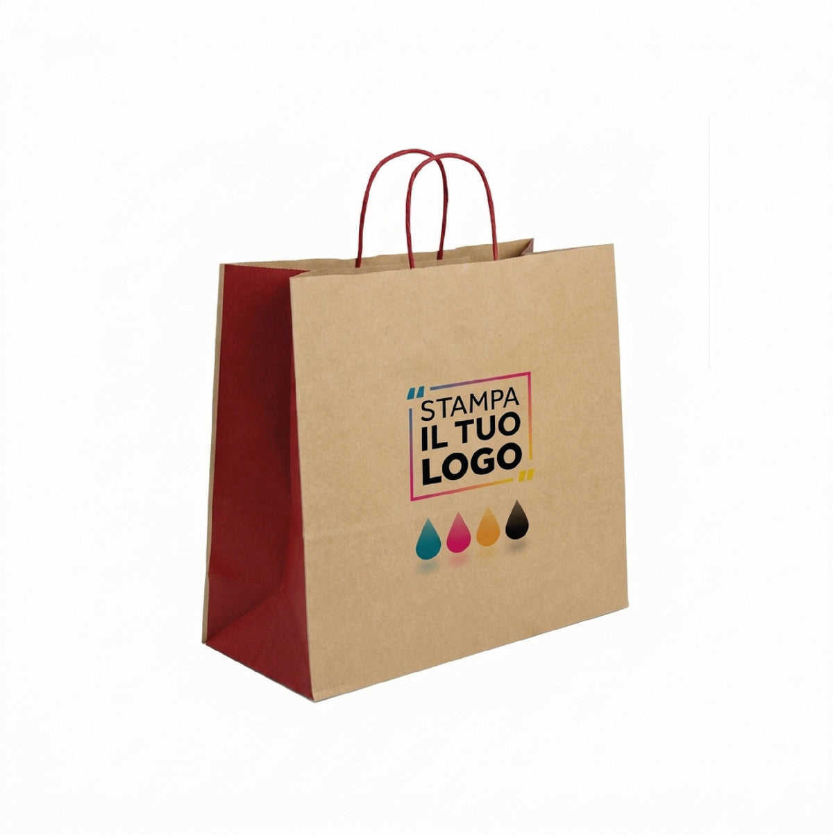 Shopper Carta Ritorta Fast Digitale Ecobicolor
