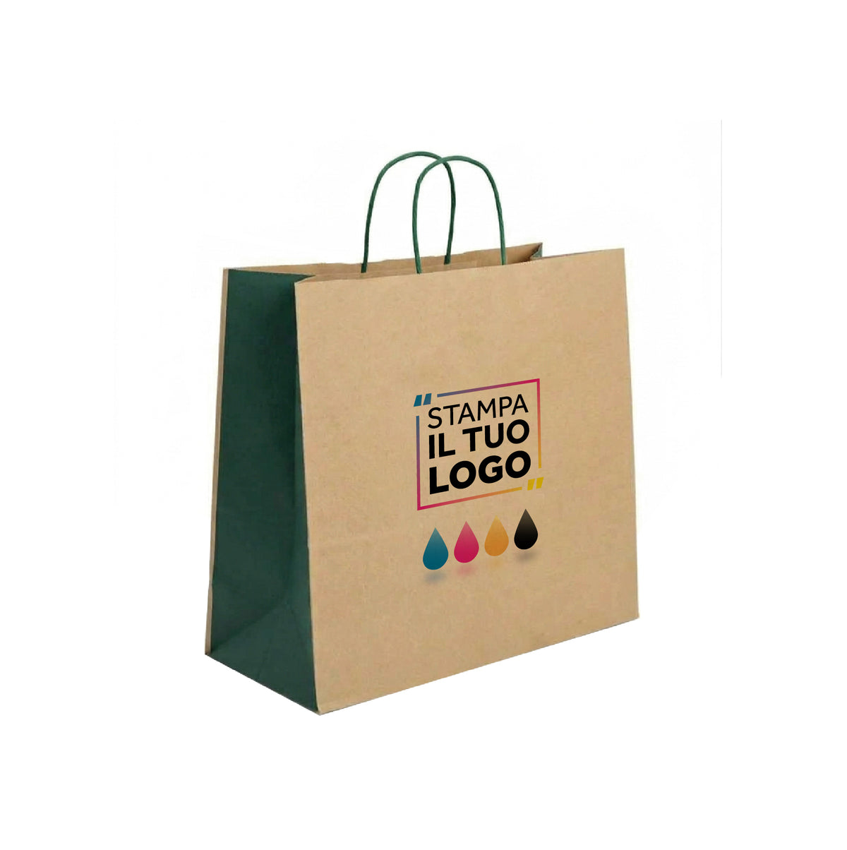 Shopper Carta Ritorta Fast Digitale Ecobicolor