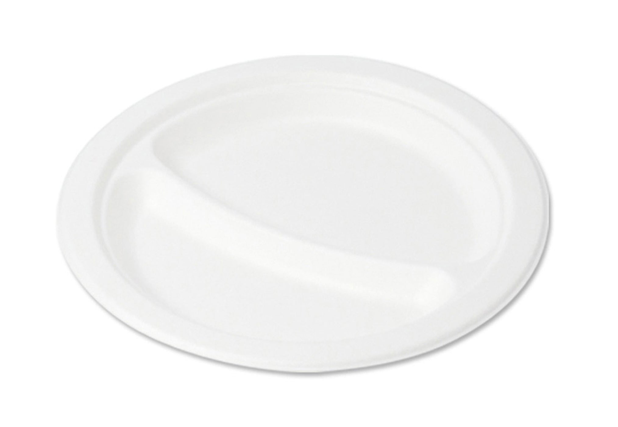 Round Pulp Fiber Plate 2-3 Compartments