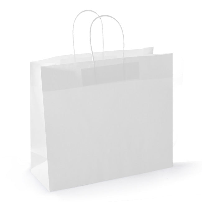 Shopper Carta J-Fold Risvoltata Bianca