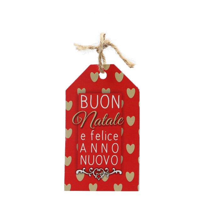 Pendente Natale con Laccetto Juta Mix