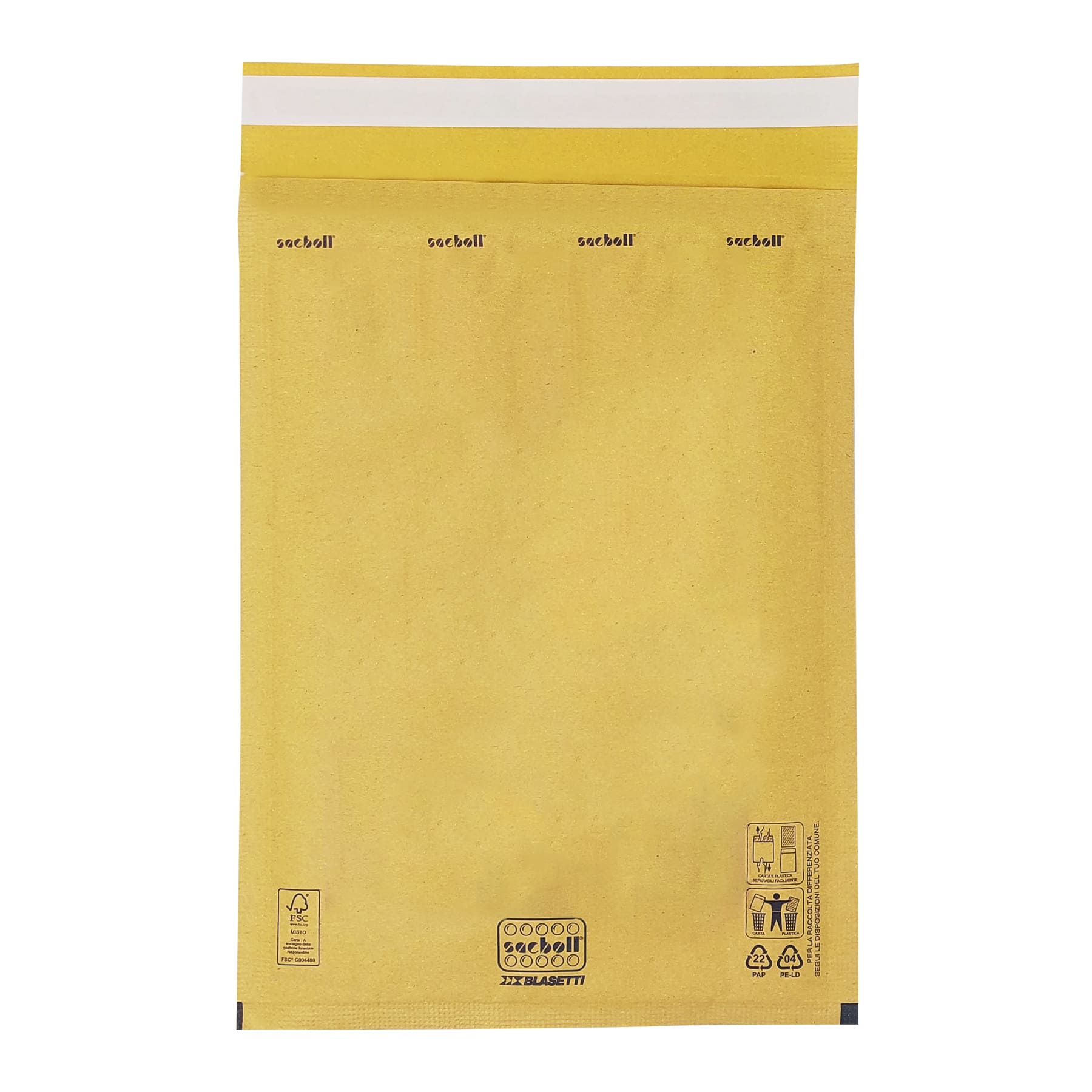 Paper Shipping Envelope with Bubble Wrap Interior