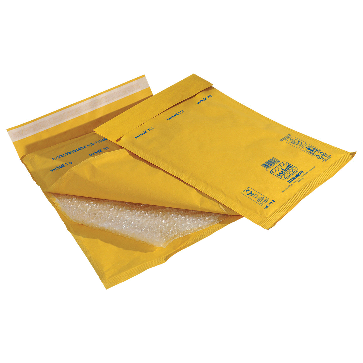 Paper Shipping Envelope with Bubble Wrap Interior