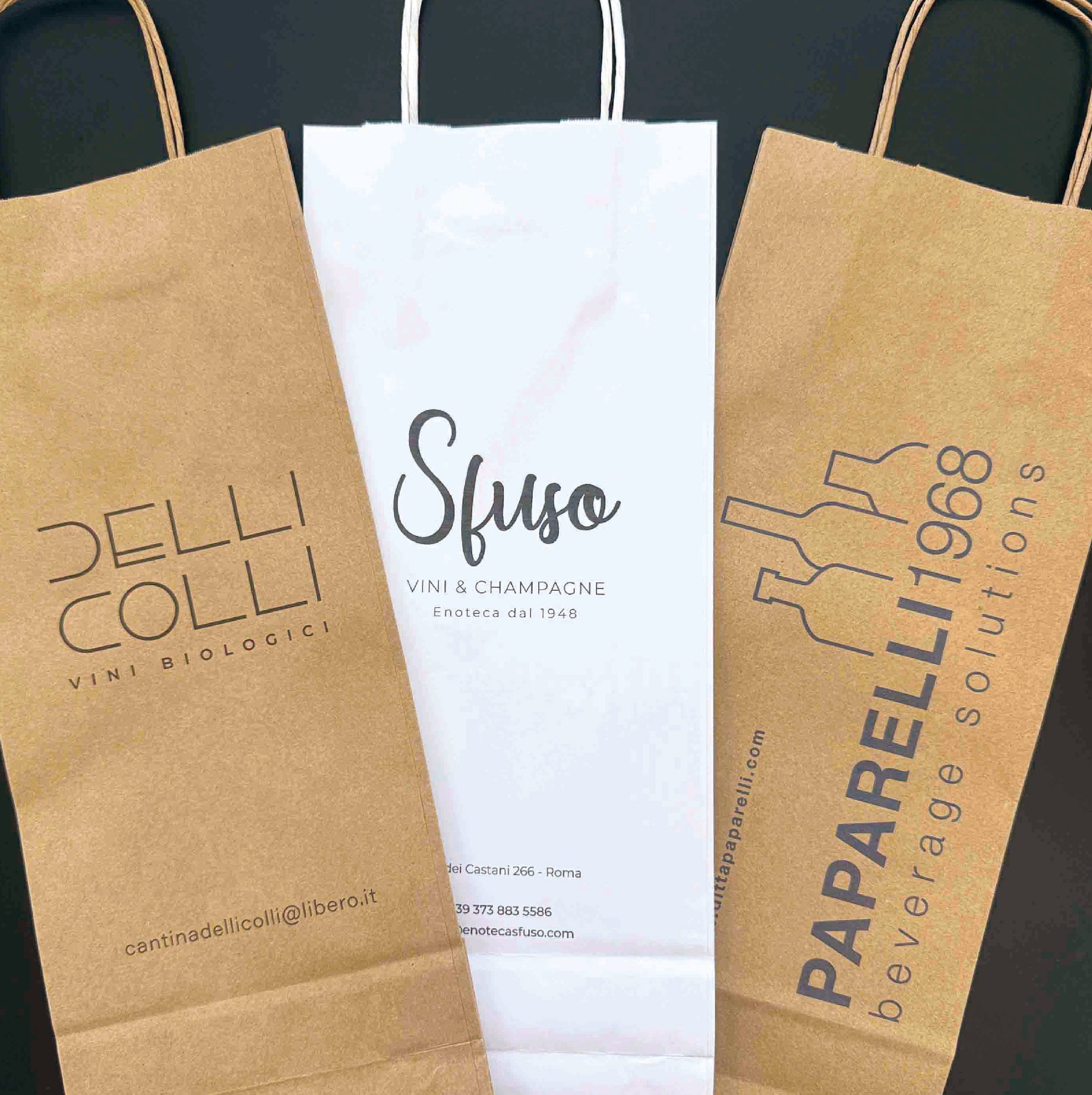 Shopper Carta Ritorta Fast Vino