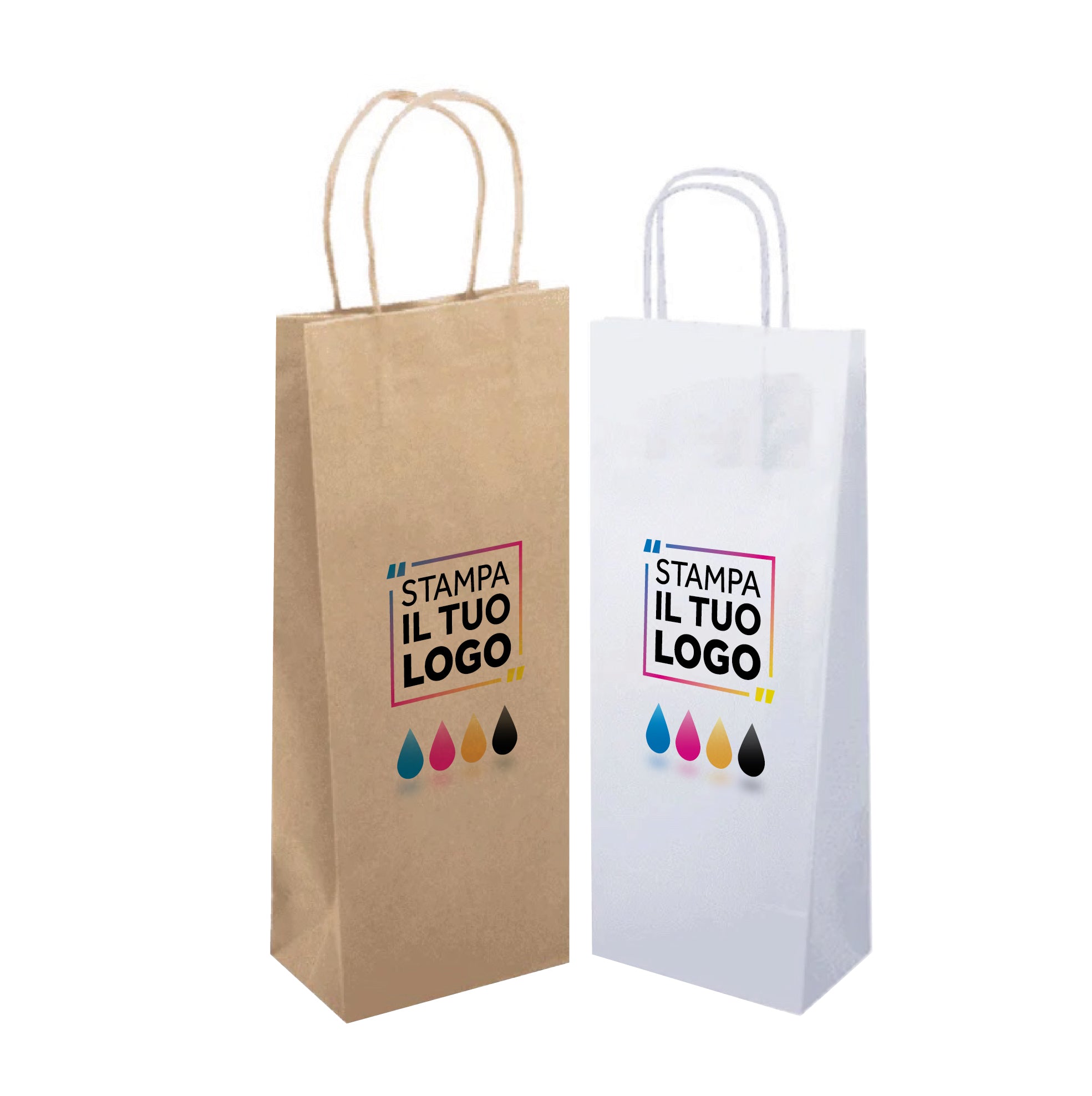 Shopper Carta Ritorta Fast Vino