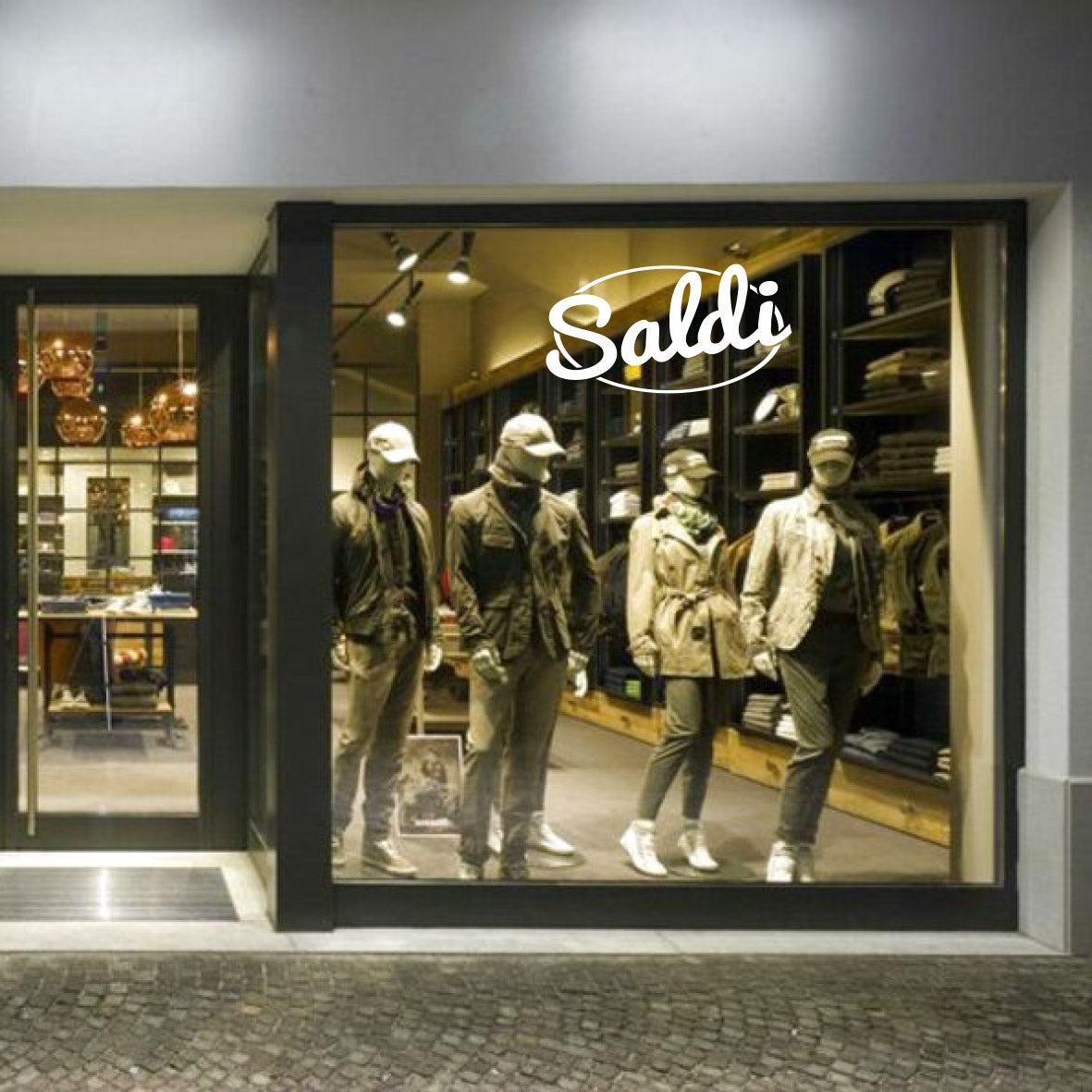 Oval Sales Window Decal