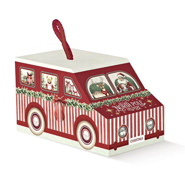 Furgoncino Market Rosso con cordino
