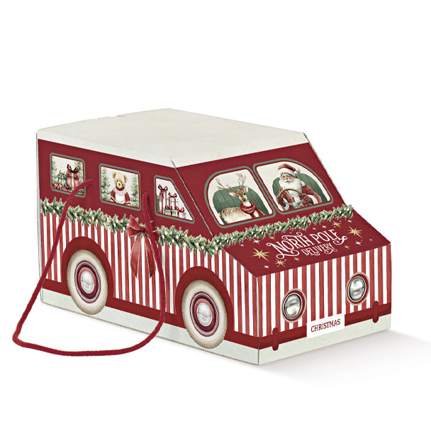 Furgoncino Market Rosso con cordino