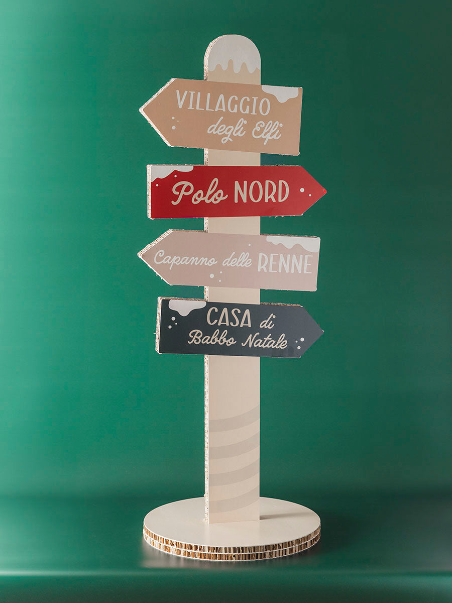 Insegna Villaggio di Natale
