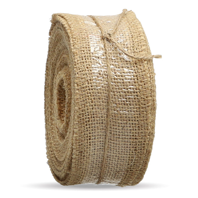 Natural jute ribbon