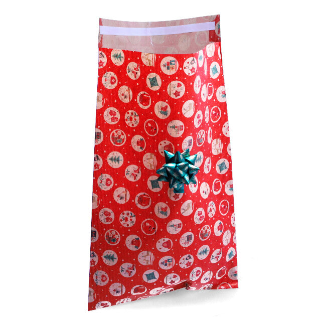 Paper Bag with Red Xmas Sticker