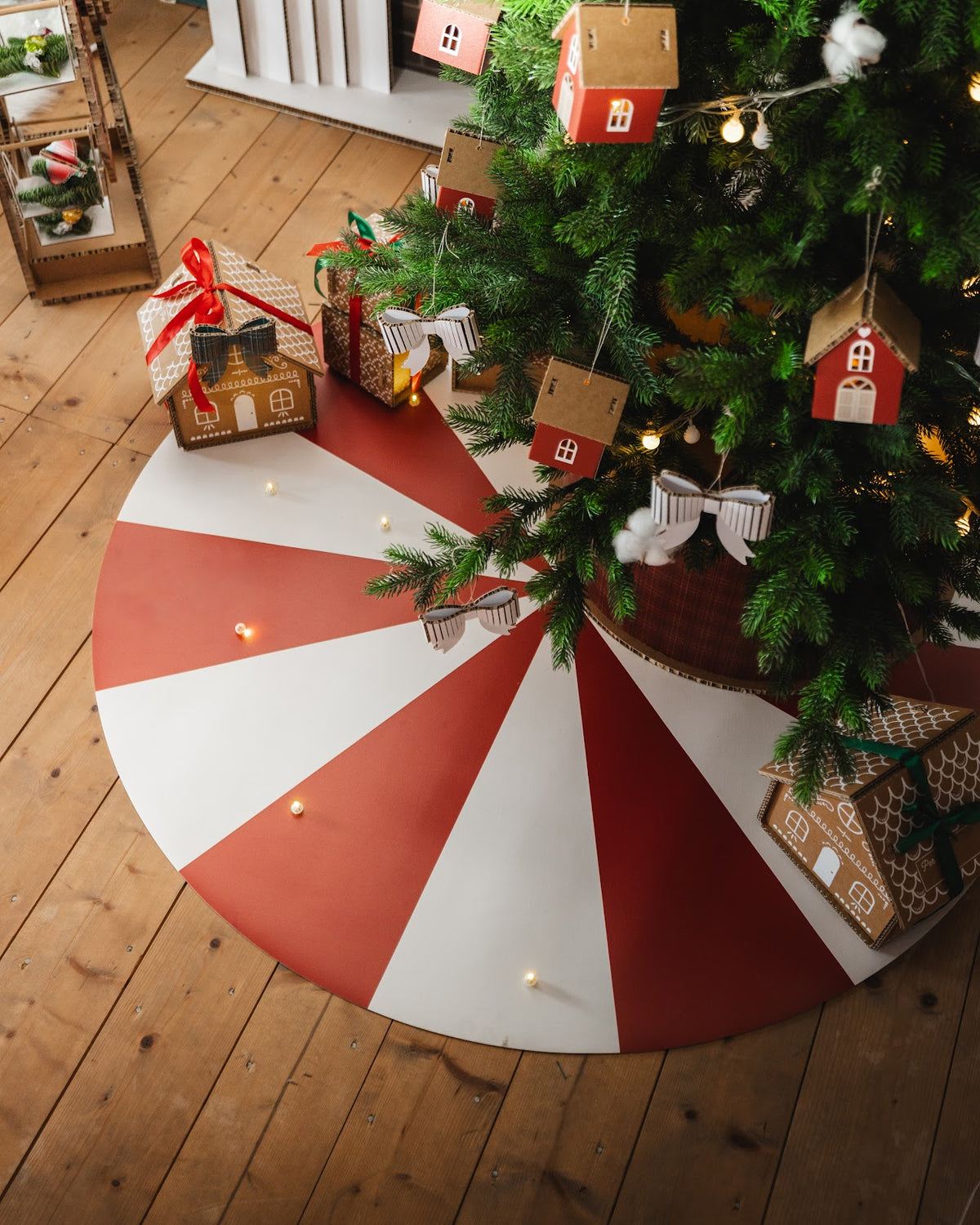 Tappeto in vinile per albero di Natale