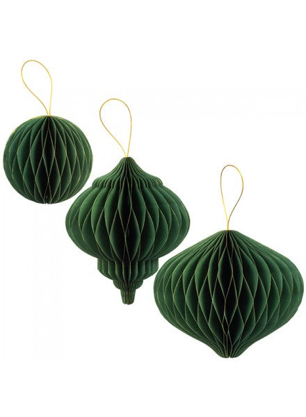 Medium Decoration Trio with Gold Profile